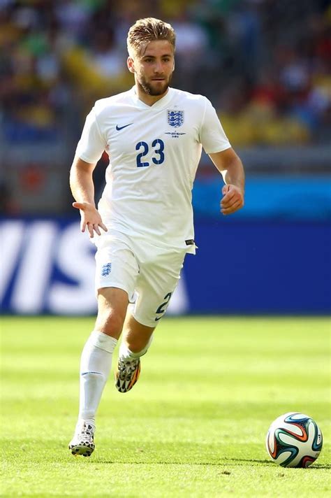 Luke Shaw Playing For England Manchester United Football Club