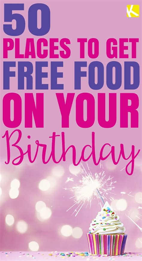 102 Best Birthday Freebies Rewards And Discounts Free Birthday Stuff Free On Your Birthday