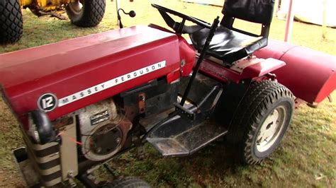 Massey Ferguson 12 Harris Antique Lawn Tractor Deerfield Fair Nh 2012 Youtube