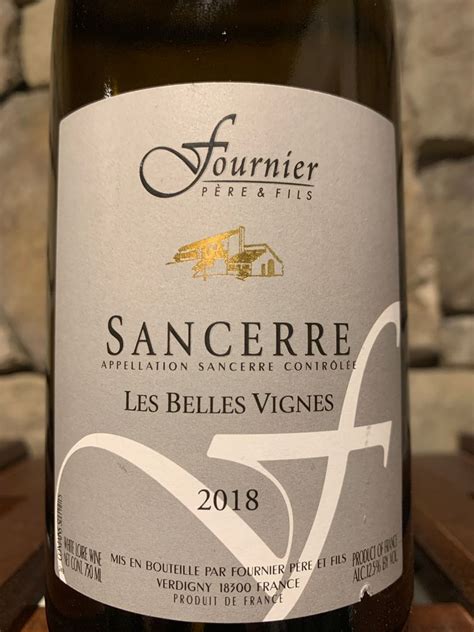 Fournier P Re Fils Sancerre Les Belles Vignes France Loire