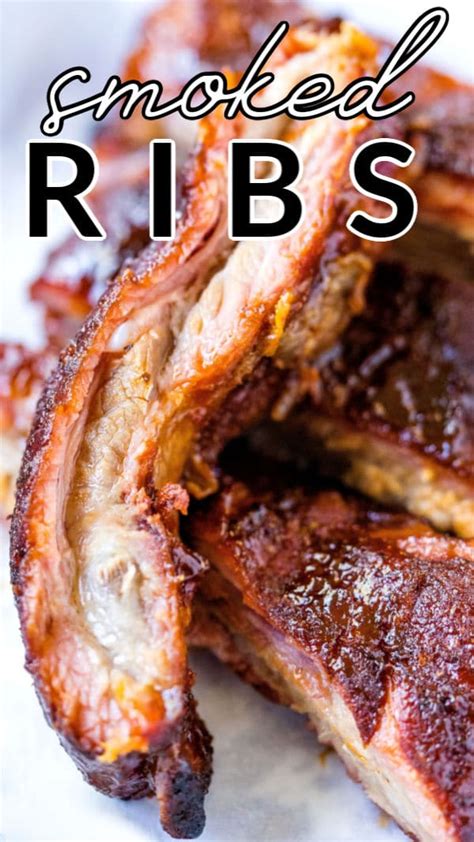 Tender Smoked Ribs Recipe Food Folks And Fun