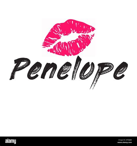 Penelope name design Cut Out Stock Images & Pictures - Alamy