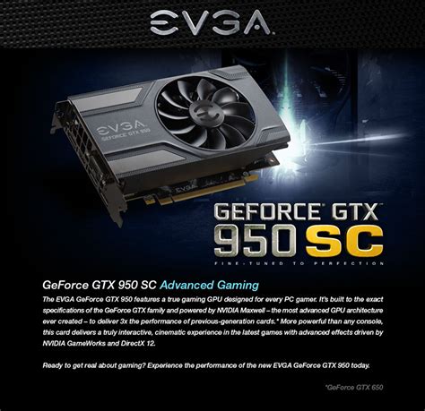 Evga Geforce Gtx 950 Gaming 2gb Gddr5 Micro Center