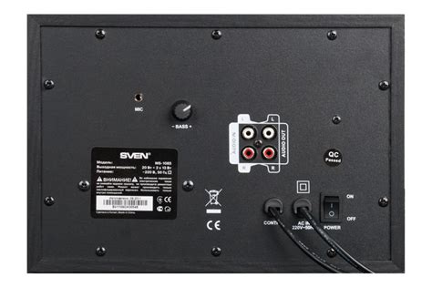 Колонки 2.1 SVEN MS-1085 купить в магазине SVEN Shop