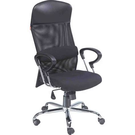 Mesh Ga A Geeken High Back Office Chair Fixed Arm Black At Rs