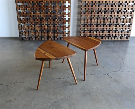 George Nakashima Handcrafted "Wohl" Occasional Tables, 1954 at 1stDibs