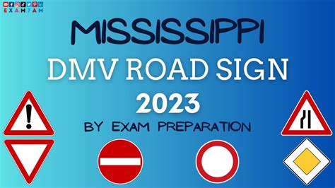 MISSISSIPPI DMV ROAD SIGN WRITTEN TEST LEARN ROAD SIGNS IN 2024