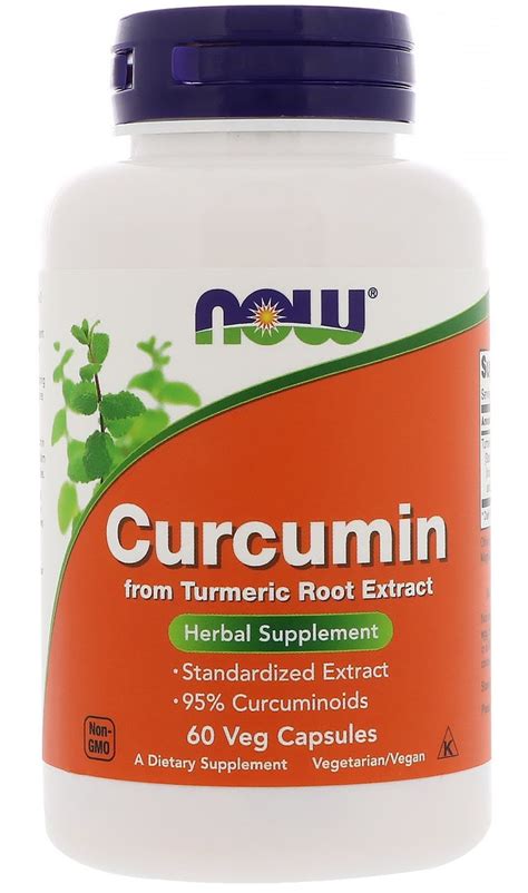 Куркумин Now Foods Curcumin 450 мг 60 капсул купить в Украине