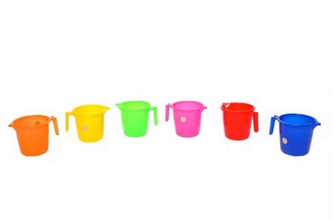 Plain Pink Plastic Mug 1 Liter For Bathroom At Rs 13 Piece In