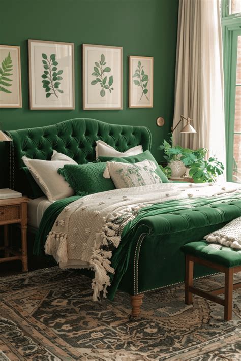 Green Boho Bedroom Ideas Courtneys World