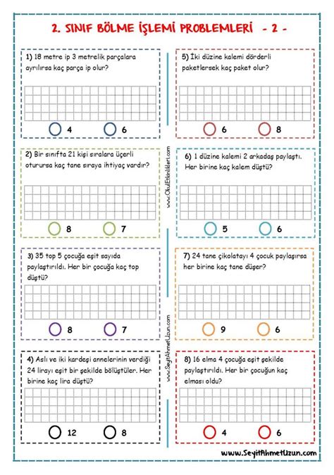Sinif B Lme Lem Problemler Seyit Ahmet Uzun E Itime Yeni