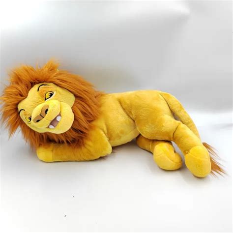 PELUCHE LE ROI Lion Simba Mufasa DISNEY 25148 EUR 29 90 PicClick FR