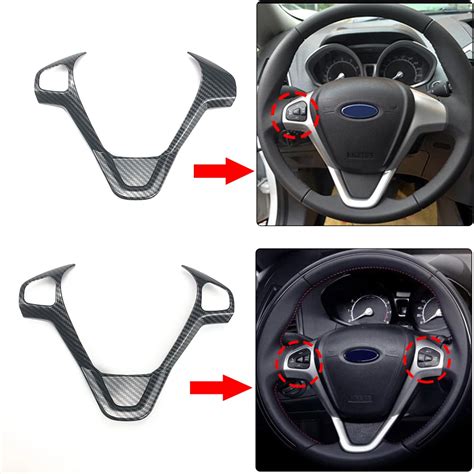 For Ford New Fiesta Mk7 Ecosport Figo B Max Ka Courier Car Accessories Steering Wheel Cover