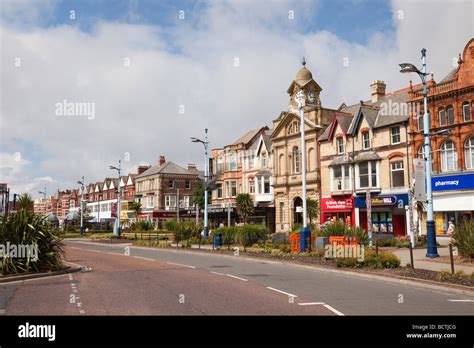 Wide Main Street In St Annes Square In Lytham St Annes Lancashire