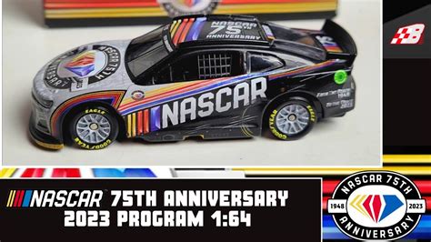 2023 Nascar Die Cast Review Nascar 75th Anniversary 1 64 Youtube