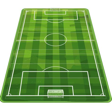 Premium Vector Vector Drawing Of A Football Field On A White Background Generative Ai