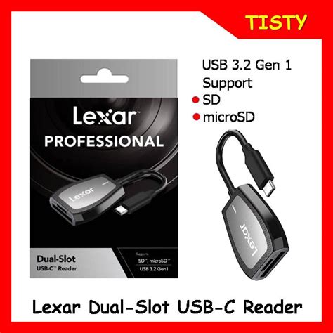 แท้ 100 Lexar Professional Usb C™ Dual Slot Reader Shopee Thailand