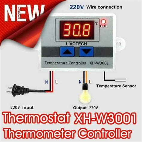 Jual Termostat Digital Ac V Xh W Thermostat Alat Pengatur