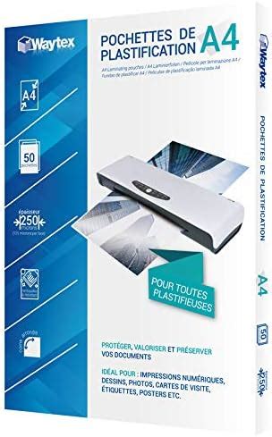 Fellowes Pochettes De Plastification A Mates Microns Pack De