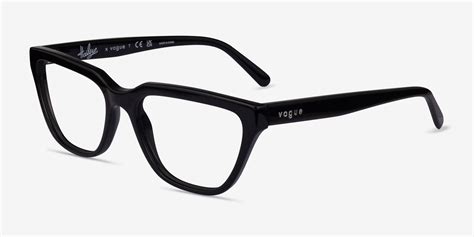 Vogue Eyewear VO5443 - Cat Eye Black Frame Eyeglasses | Eyebuydirect