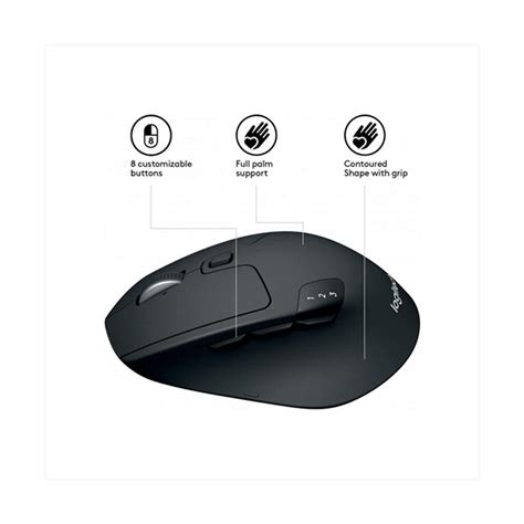 Logitech M720 TRIATHLON Multi Device Bluetooth Mouse - Century Computer BD