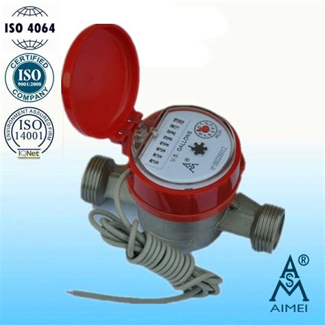Single Jet Dry Type Brass Hot Gallon Water Meter Water Meter And Multi Jet Water Meter