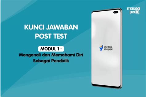 Kunci Jawaban Post Test Modul Mengenali Dan Memahami Diri Sebagai