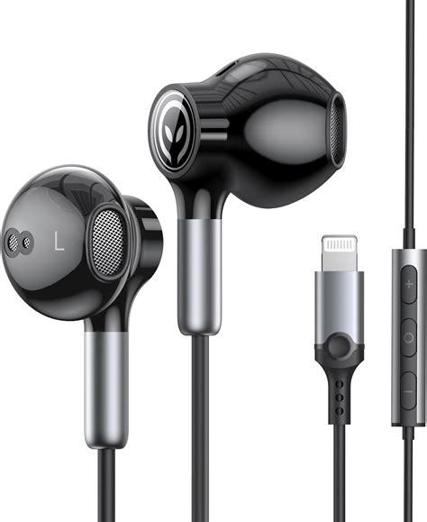 Lightning Headphones [MFi Certified] Lightning Connector Wired iPhone