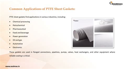 Ppt Factors To Consider When Choosing A Ptfe Sheet Gaskets Powerpoint