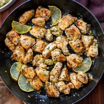 Lemon Garlic Chicken Bites I Am Homesteader