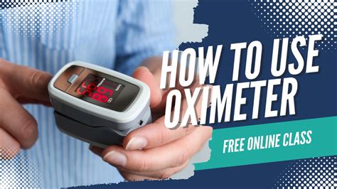 How to use an #Oximeter - YouTube