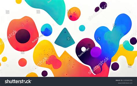 Fun Paint Splash Cartoon Style On Stock Illustration 2193042785 ...