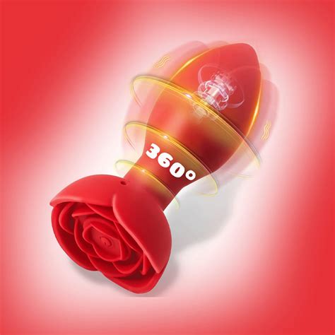 16 35 Plug Anal Rosa Giratória Vibração Controle Via Aplicativo Libb Sex Toys