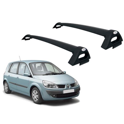 Rack alumínio Renault Scenic Preto RN 4006 Projecar no Shoptime