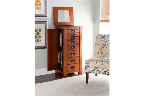 Powell Fully Lined Jewelry Armoire Ashley Furniture Homestore