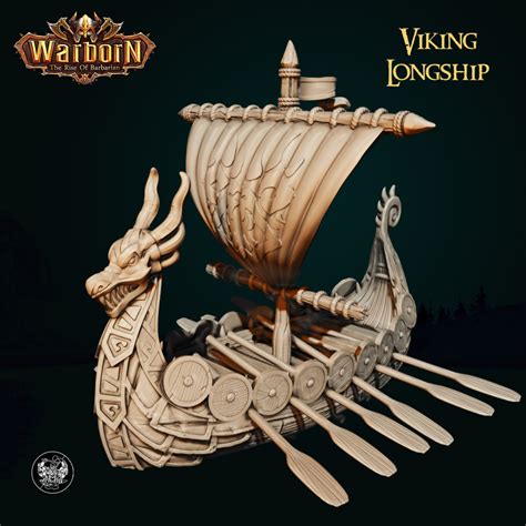 Viking Longship Template