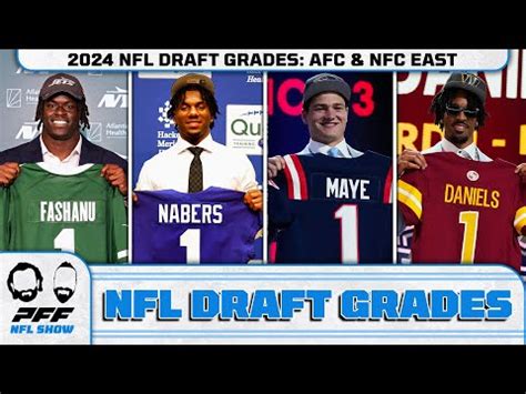 Draft Grades Nfl Draft Afc East Nfc East Pff Nfl Show Bvm