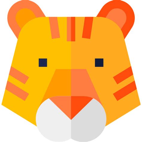 Tiger Basic Straight Flat icon