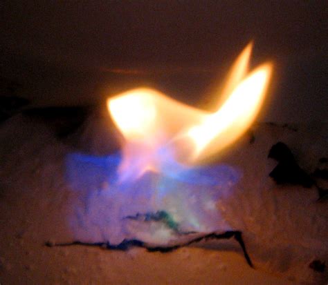 Science Experiment: Make Colored Fire | Preschool Powol Packets