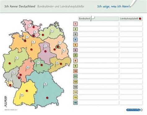 Ich Kenne Deutschland Bundesl Nder Und Landeshauptst Dte Von