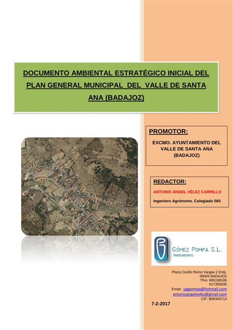 PDF DOCUMENTO AMBIENTAL ESTRATÉGICO INICIAL extremambiente juntaex