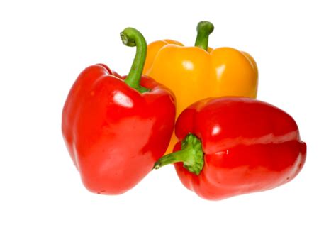 Three Sweet Peppers Three Color Raw Eating Png Transparent Image And