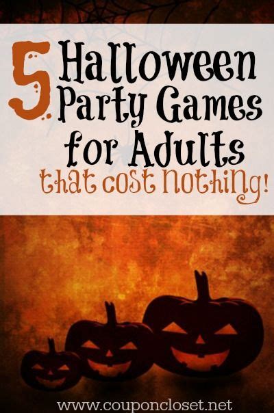 Homemade Adult Halloween Party Games