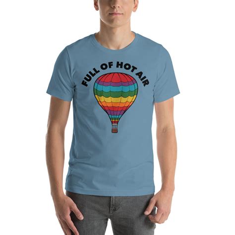 Full Of Hot Air Balloon Ballooning Apparel For Men Women Funny Short Sleeve Unisex T Shirt Etsy