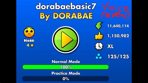 Voice Reveal Many XL Levels Attempted Dorabaebasic 8 Completed