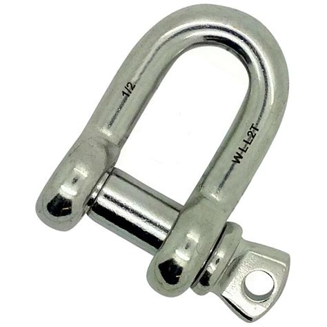 Proboat Standard Load Rated Stainless Steel D Shackles Mm