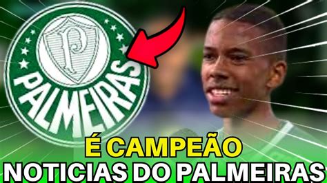 Crias Da Academia Conquistam Mais Um T Tulo Pro Palmeiras Youtube