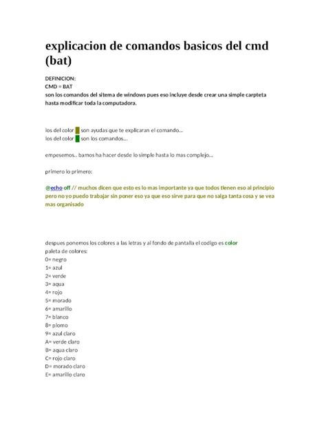 Docx Explicacion De Comandos Basicos Del Cmd Dokumen Tips