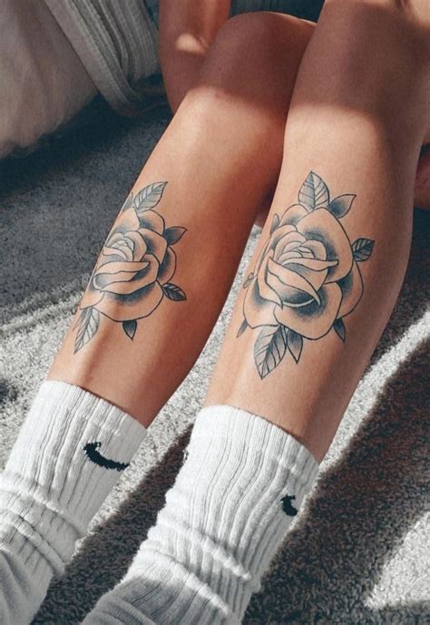 Tattoos Flowers Traditional Shin Tattoos Shin Tattoo