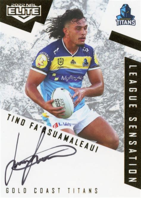 Nrl Elite League Sensations White Gold Coast Trading Cards